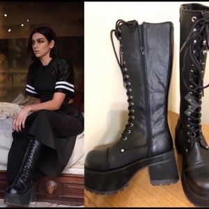 DEMONIA Women/Men's Ranger 302 Lace-Up Boot